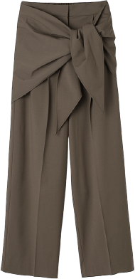 SWAY SCARF PANTS BROWN