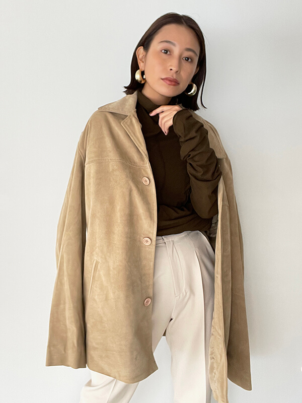 vintage suede coat