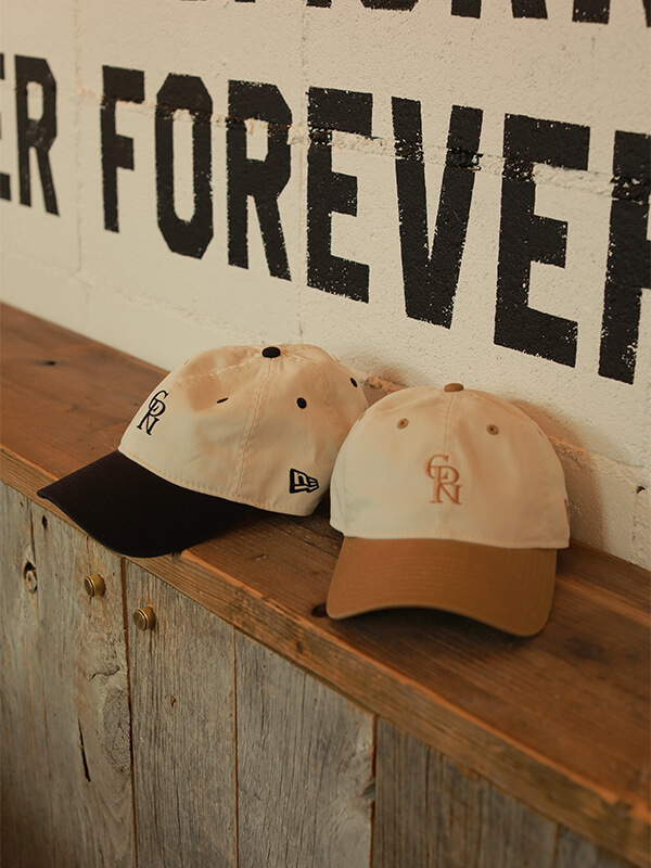 NEW ERA × CREDONA 9THIRTY bicolor Cap BEIGE