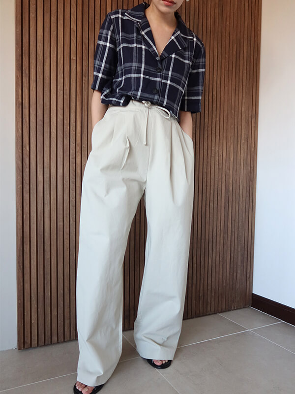 ラフワイドストレートタックPT