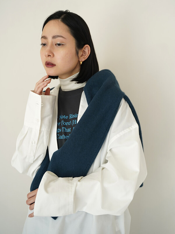 THE C】 SKIPPER SHIRTS(F WHITE): TopsCREDONA