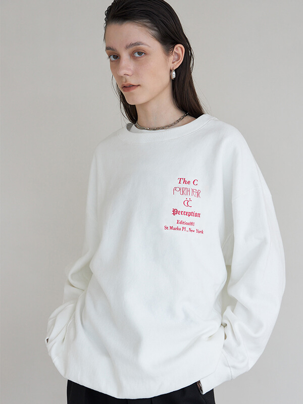 【THE C】 POINT SWEATSHIRTS