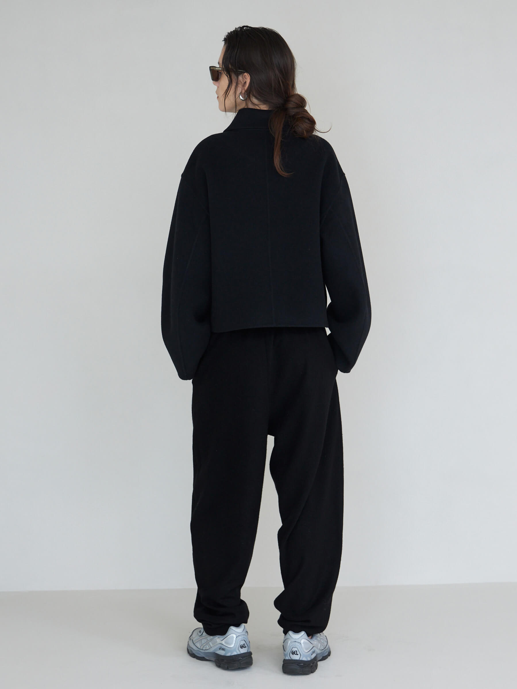 WOOL SHORT ZIP JACKET COAT(F GREY): OuterCREDONA