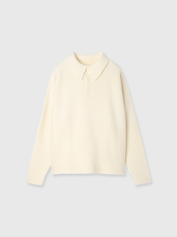 クレドナ credona TEDDY KNIT POLO 新品未使用未開封