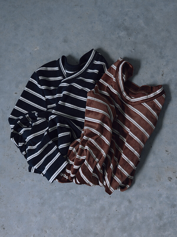 MARINE VELOUR L/S TEE