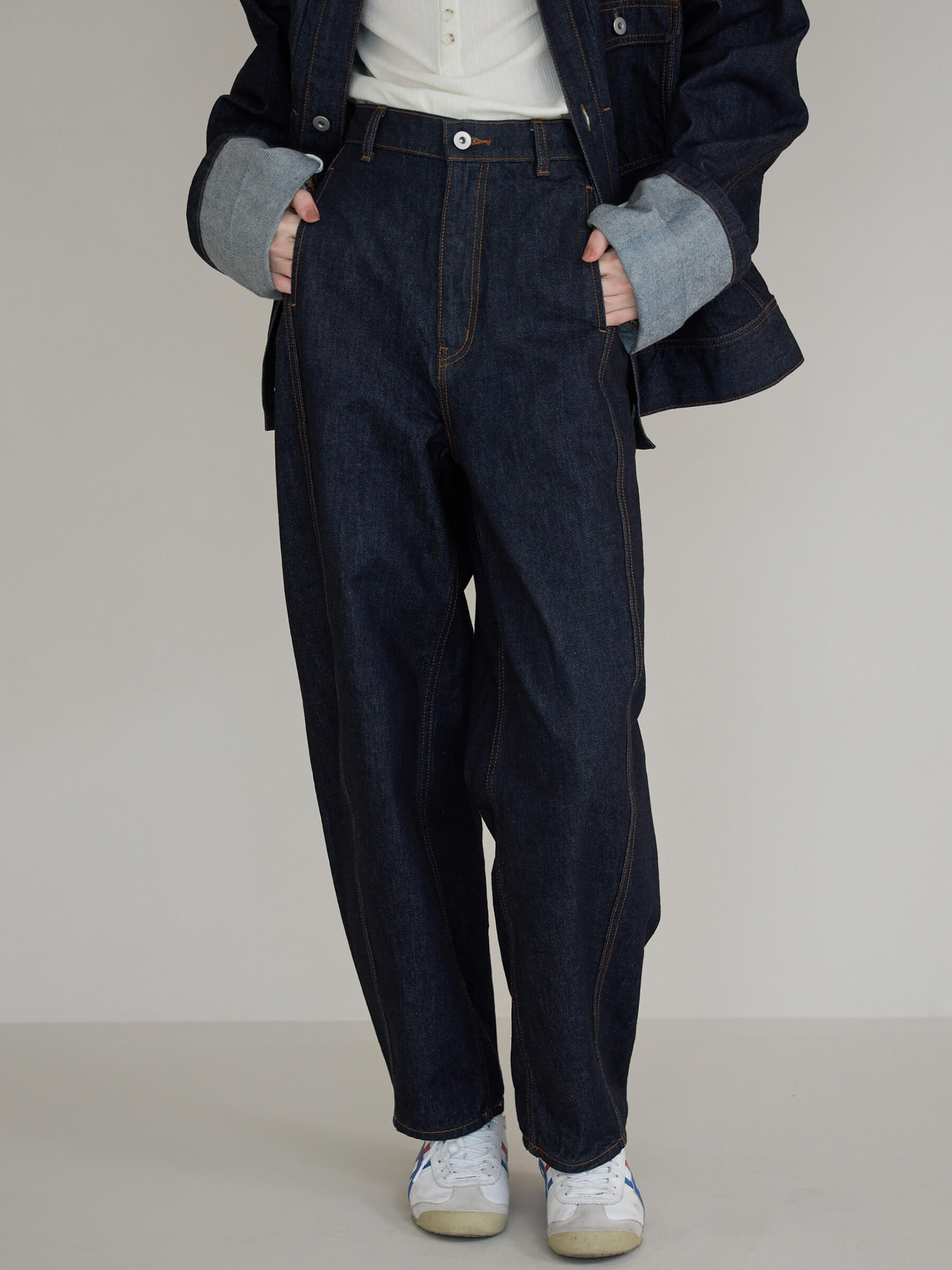 MARIANA CURVE DENIM PANTS