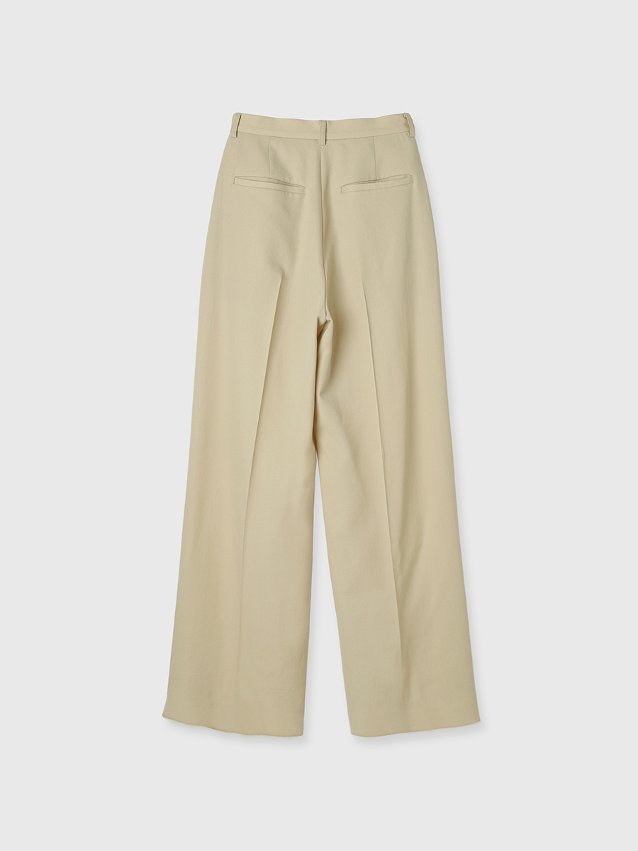 THE C】 ICHIGUN PANTS(0 YELLOW BEIGE): BottomsCREDONA