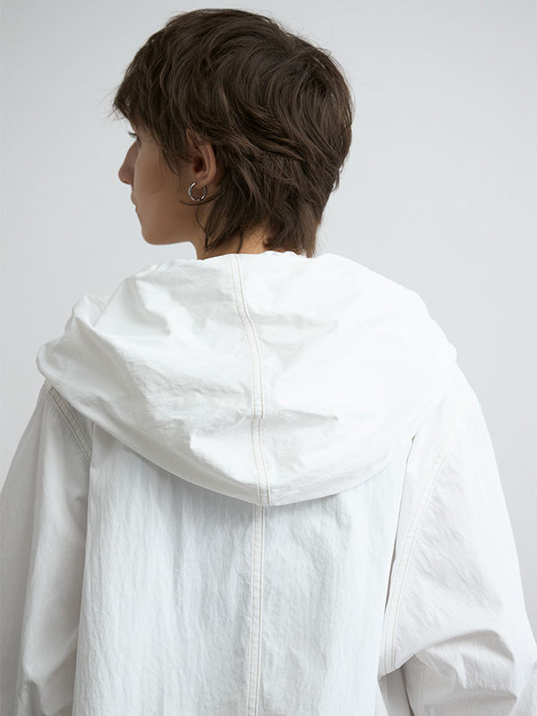 STOCKHOLM COTTON NYLON PARKA(F WHITE): OuterCREDONA STOCKHOLM COTTON NYLON PARKA(F WHITE): OuterCREDONA