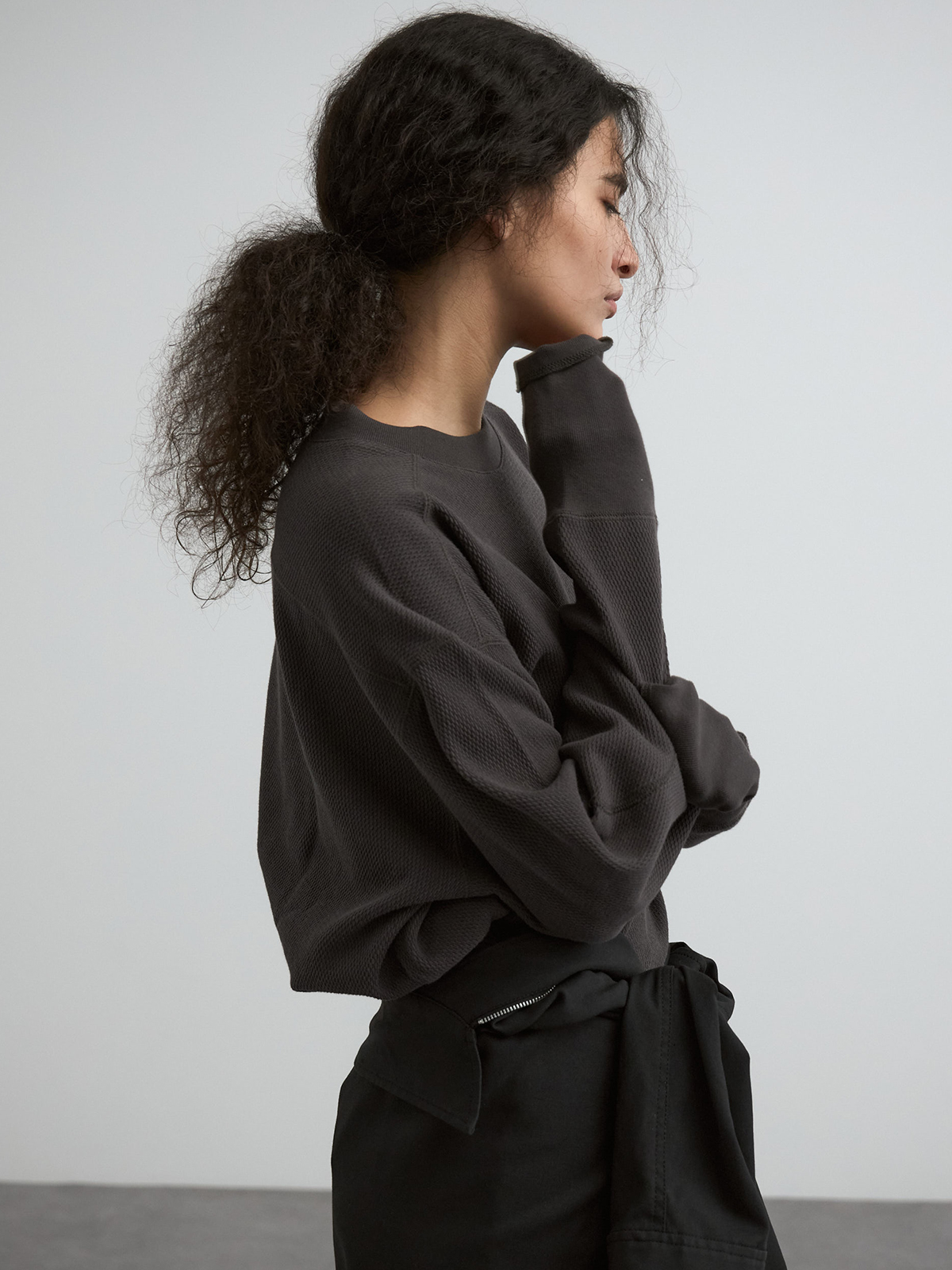 CENTRAL THERMAL L/S TEE(F OFF WHITE): TopsCREDONA