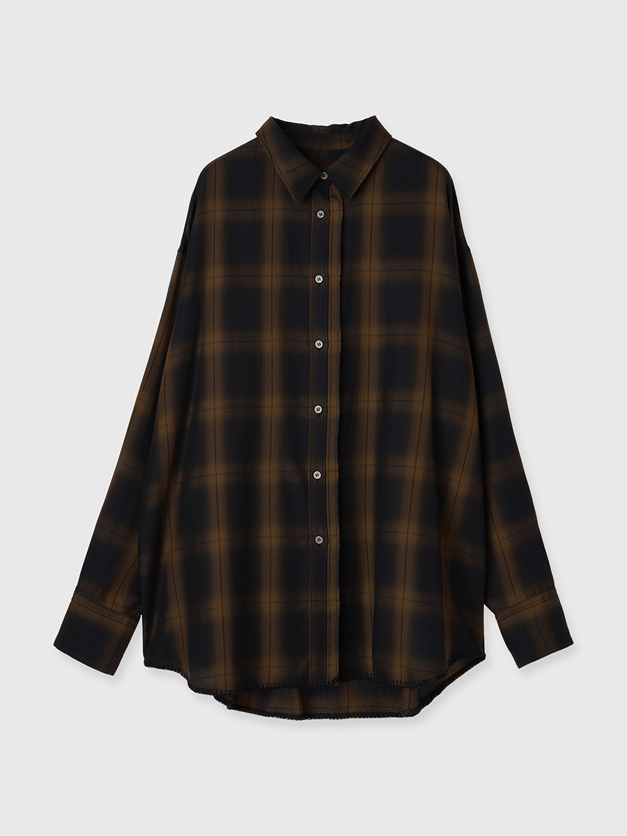 ROME CHECK SHIRTS(F BLUE): TopsCREDONA
