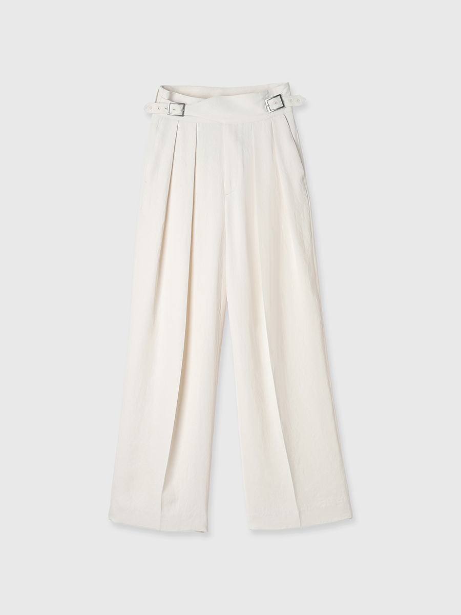 ACETATE GURKHA PANTS(0 IVORY): BottomsCREDONA ACETATE GURKHA PANTS(0 IVORY): BottomsCREDONA